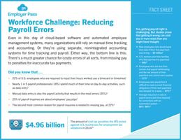 Reducing Payroll Errors Factsheet